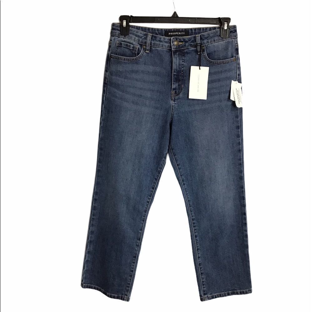 Prosperity High Rise Crop Denim Jeans NWT Size 31